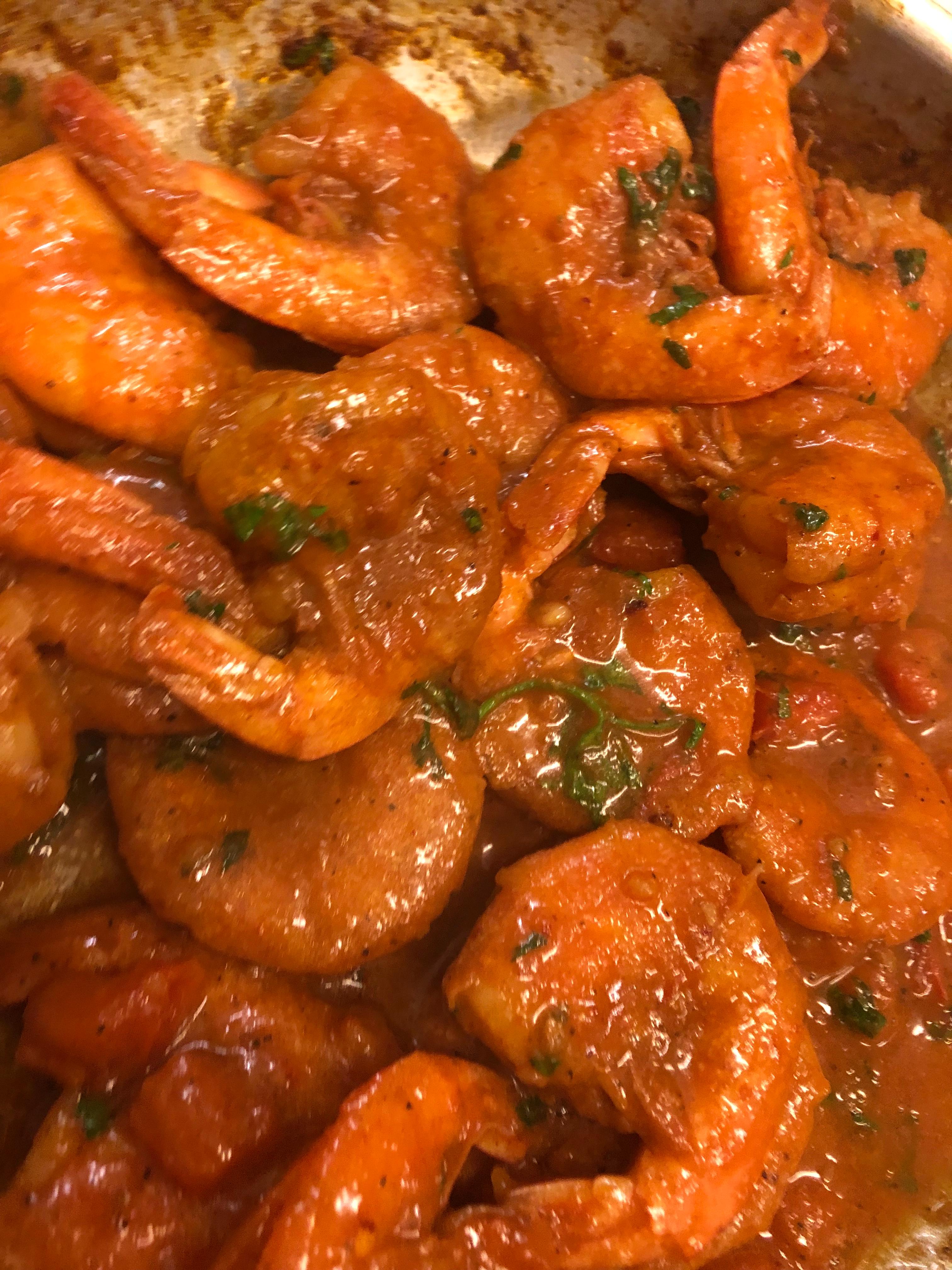 Butter Cajun Shrimp.