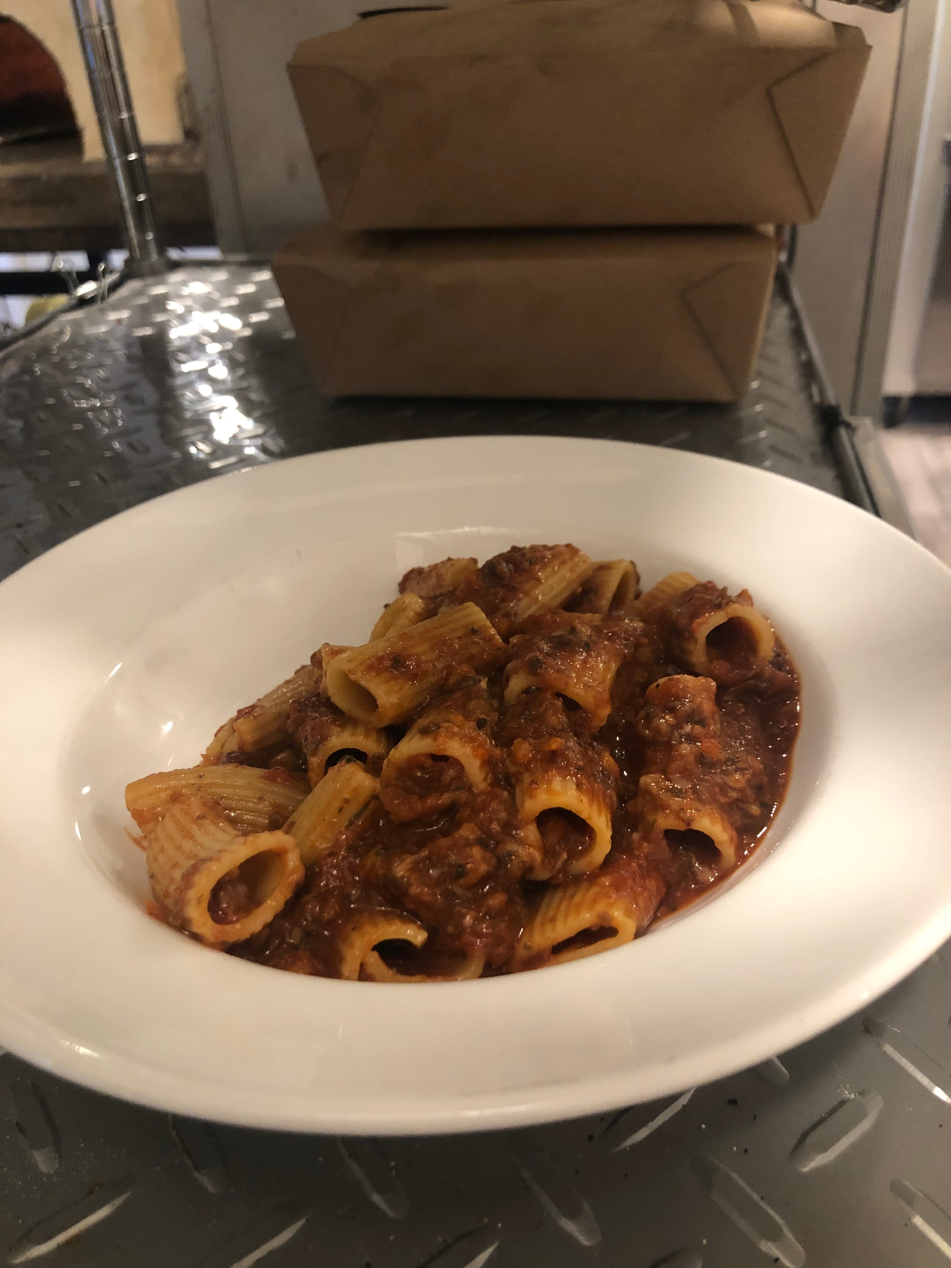 Mushroom Bolognese.