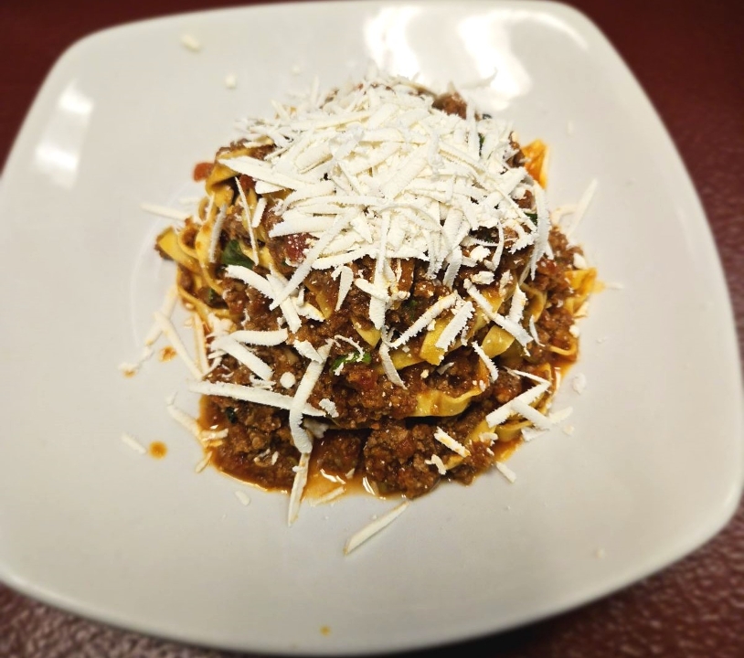Fettuccine Bolognese.