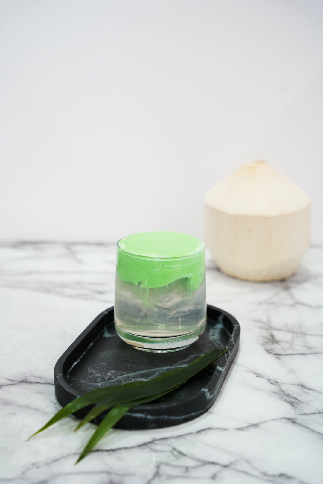 Pandan Foam w/ Coconut Water.