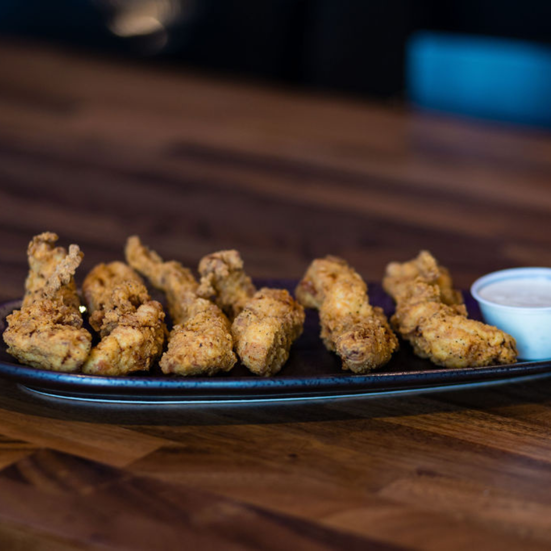 O Grizzly Crispy Strips.