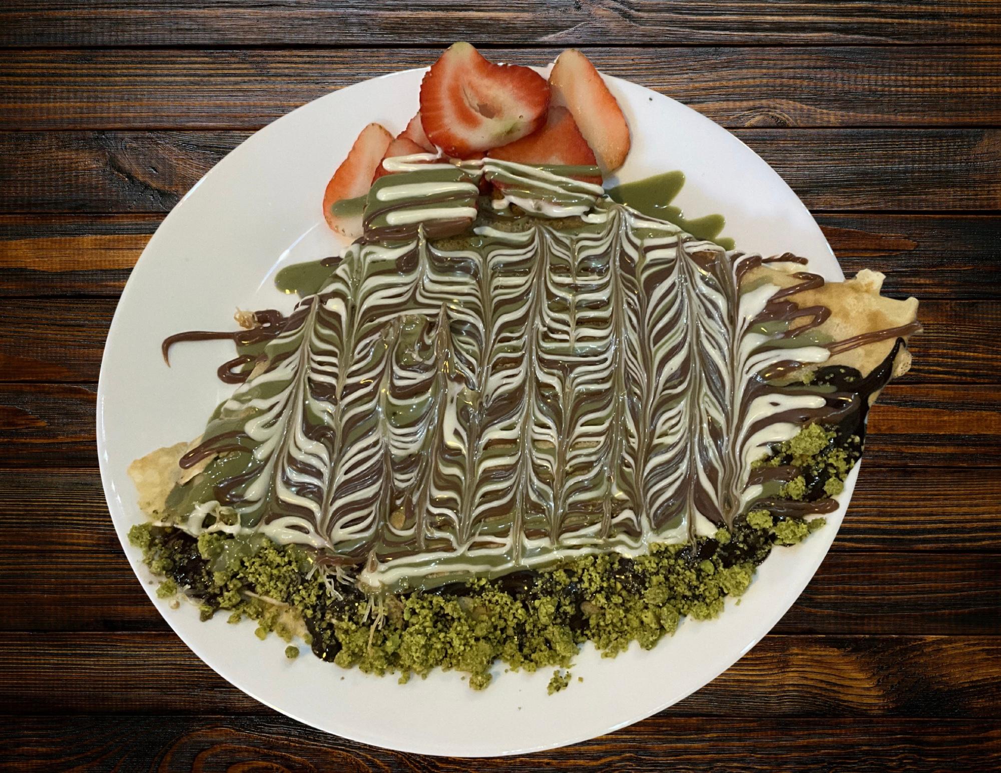 Dubai Chocolate Crepe.