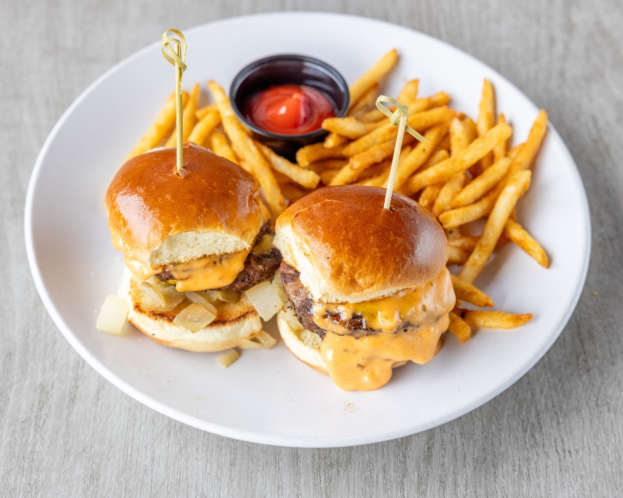 2 Double Double Wagyu Beef Sliders.