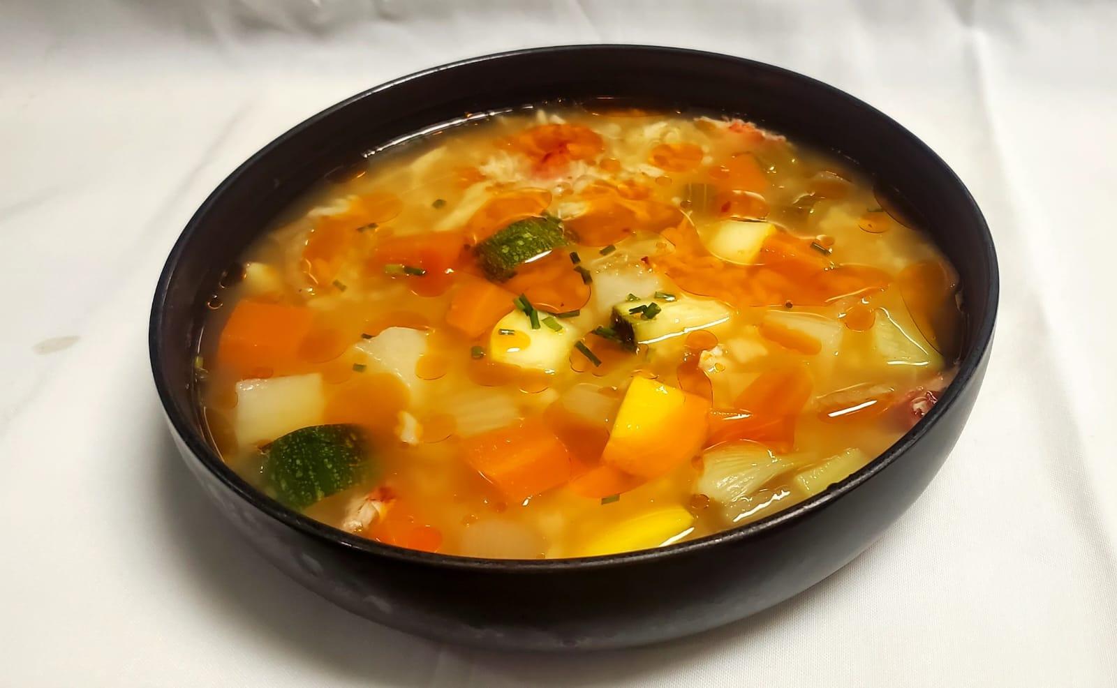 Crab & Lobster Soup.