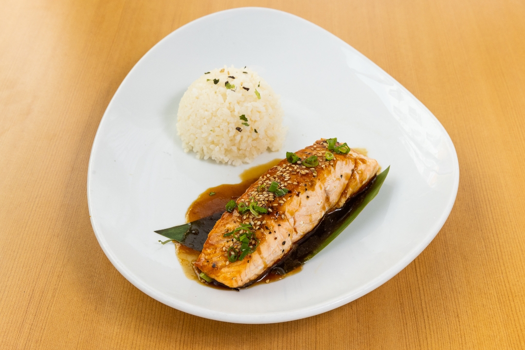 Salmon Teriyaki Plate.