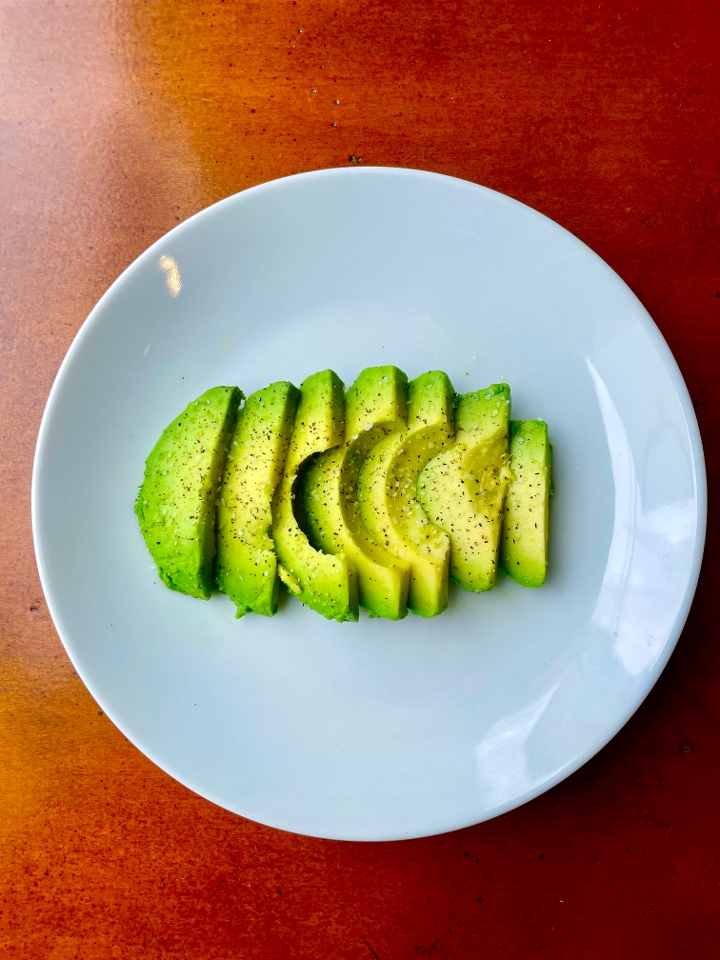 SIDE OF AVOCADO.