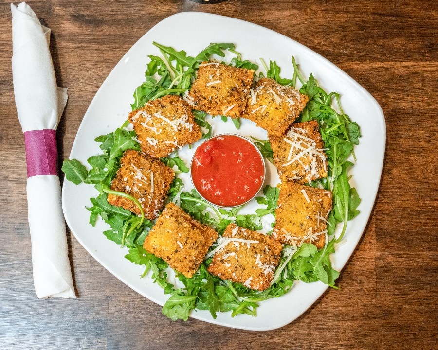 FRIED RAVIOLI.
