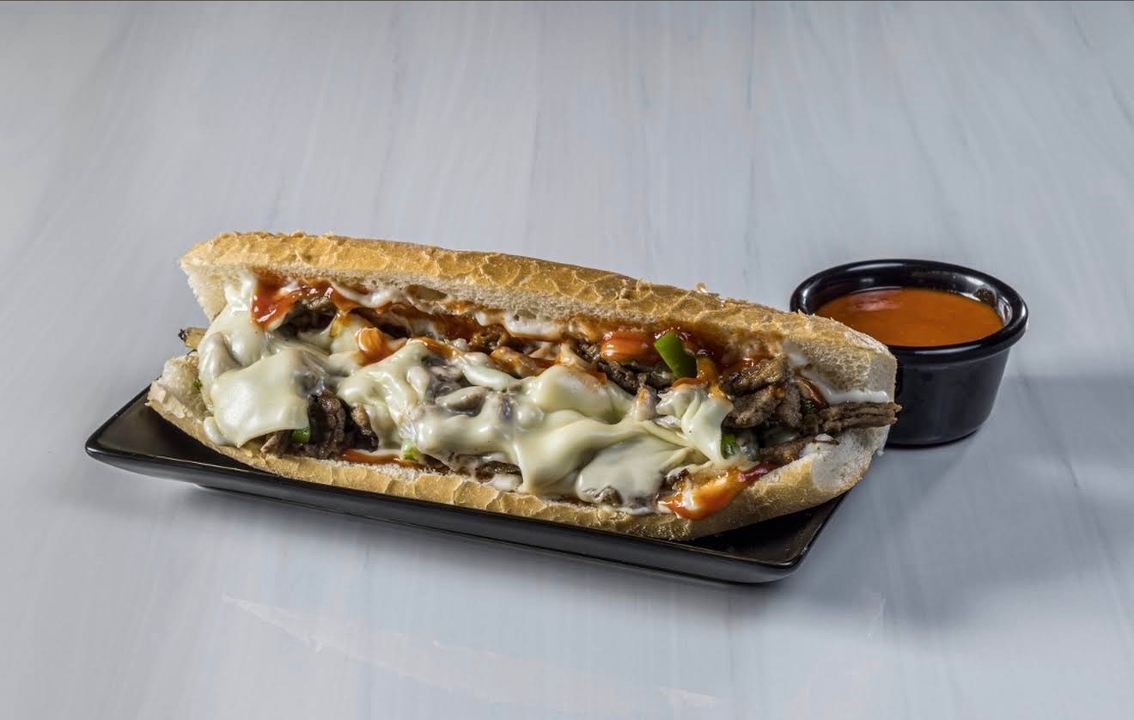 Philly Cheese Steak Sandwich.