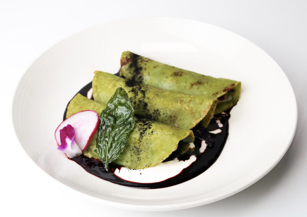 Enchiladas de Jamaica.