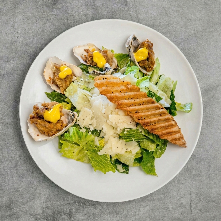 Fried Oyster Caesar.