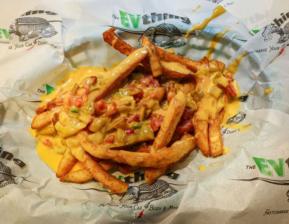 Smothered Queso Fries.