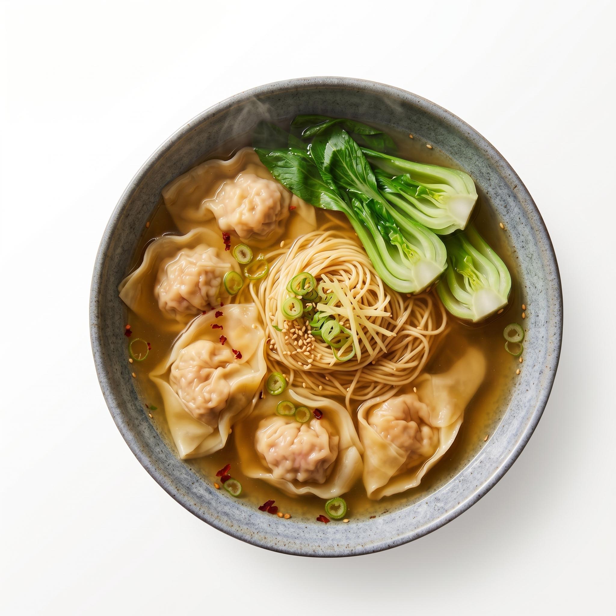 Shrimp wonton noodle.