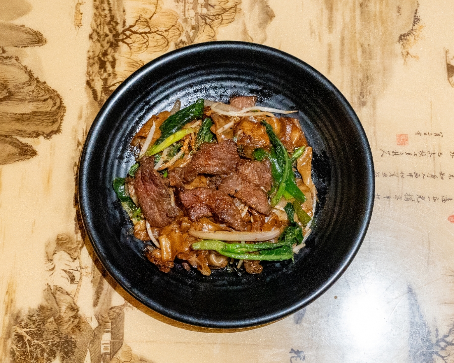 Panfried Drunken Noodle.