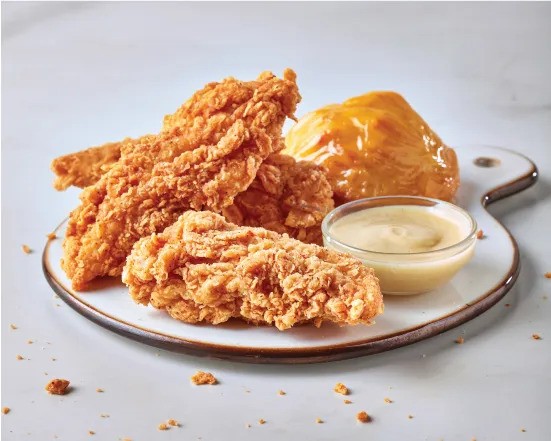 Kid's Box #1: 2 Tenders, Fries & 1 Juice.