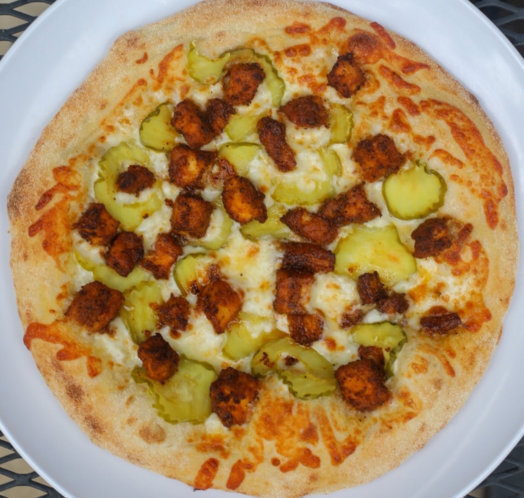 10" Nashville Hot Chicken Pizza.