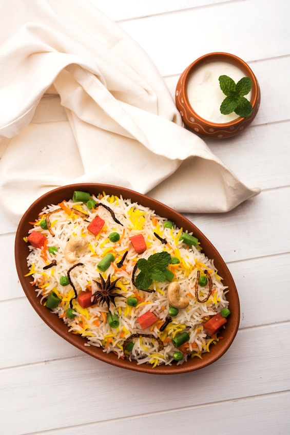 Veg Biryani.