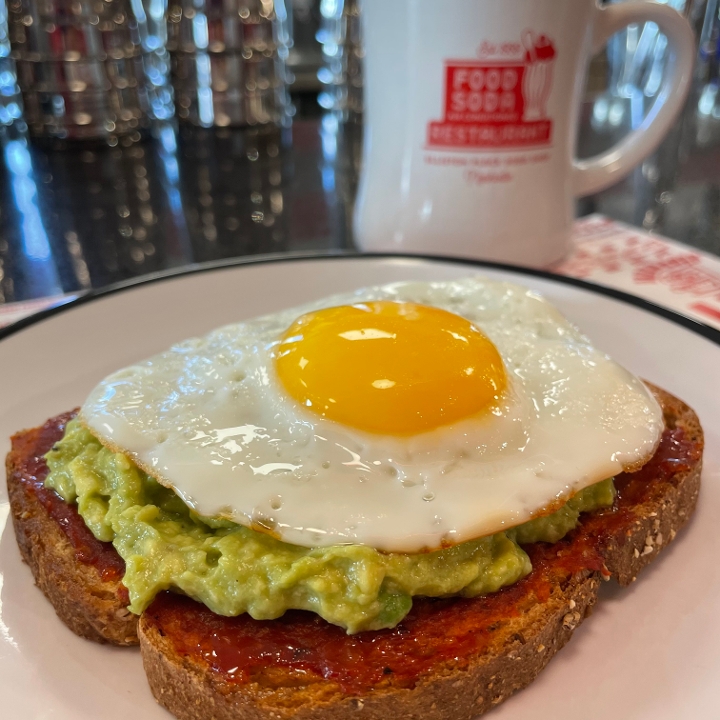 #7 Egg & Avocado Toast.