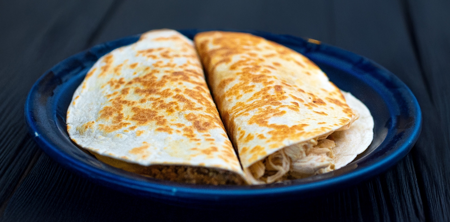 (2) Beef Quesadillas.