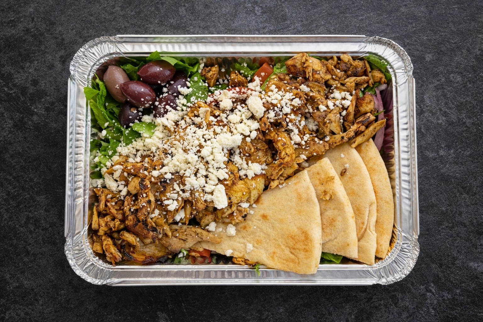 Chicken Shawarma Salad.