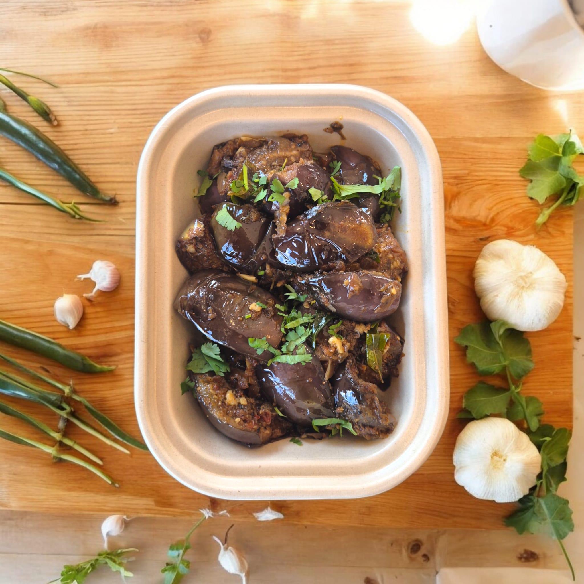 Brinjal Perattal/ Eggplant Roast.