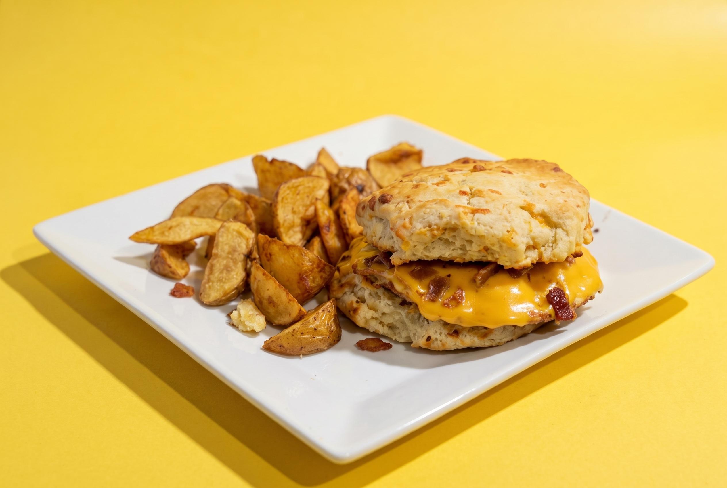 Breakfast Biscuit Sandwich.