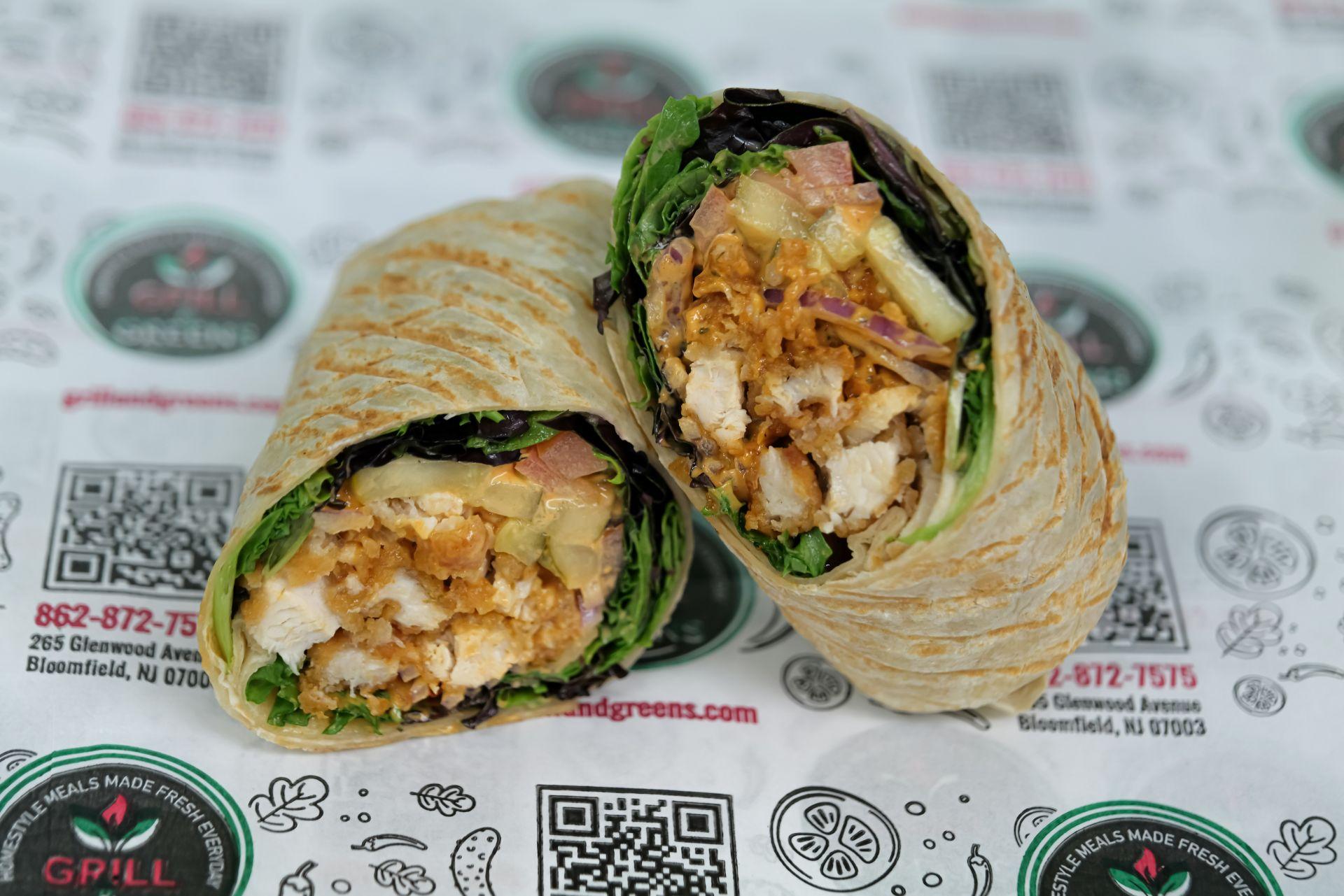 Crispy Chicken Wrap.