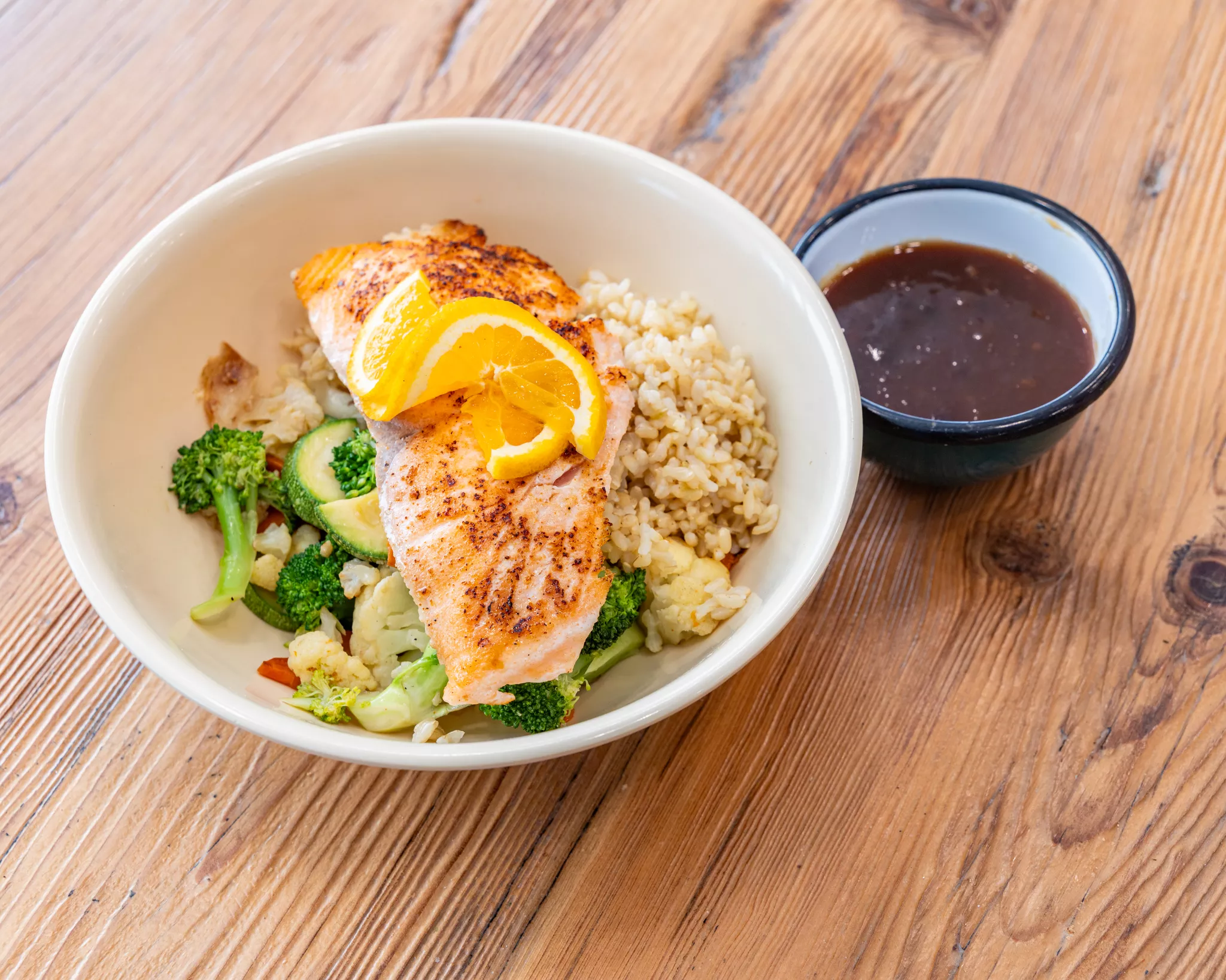 Salmon Teriyaki.