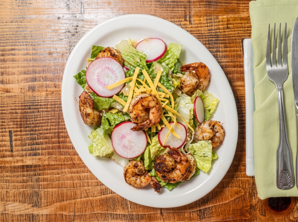 Blackened Shrimp Salad.