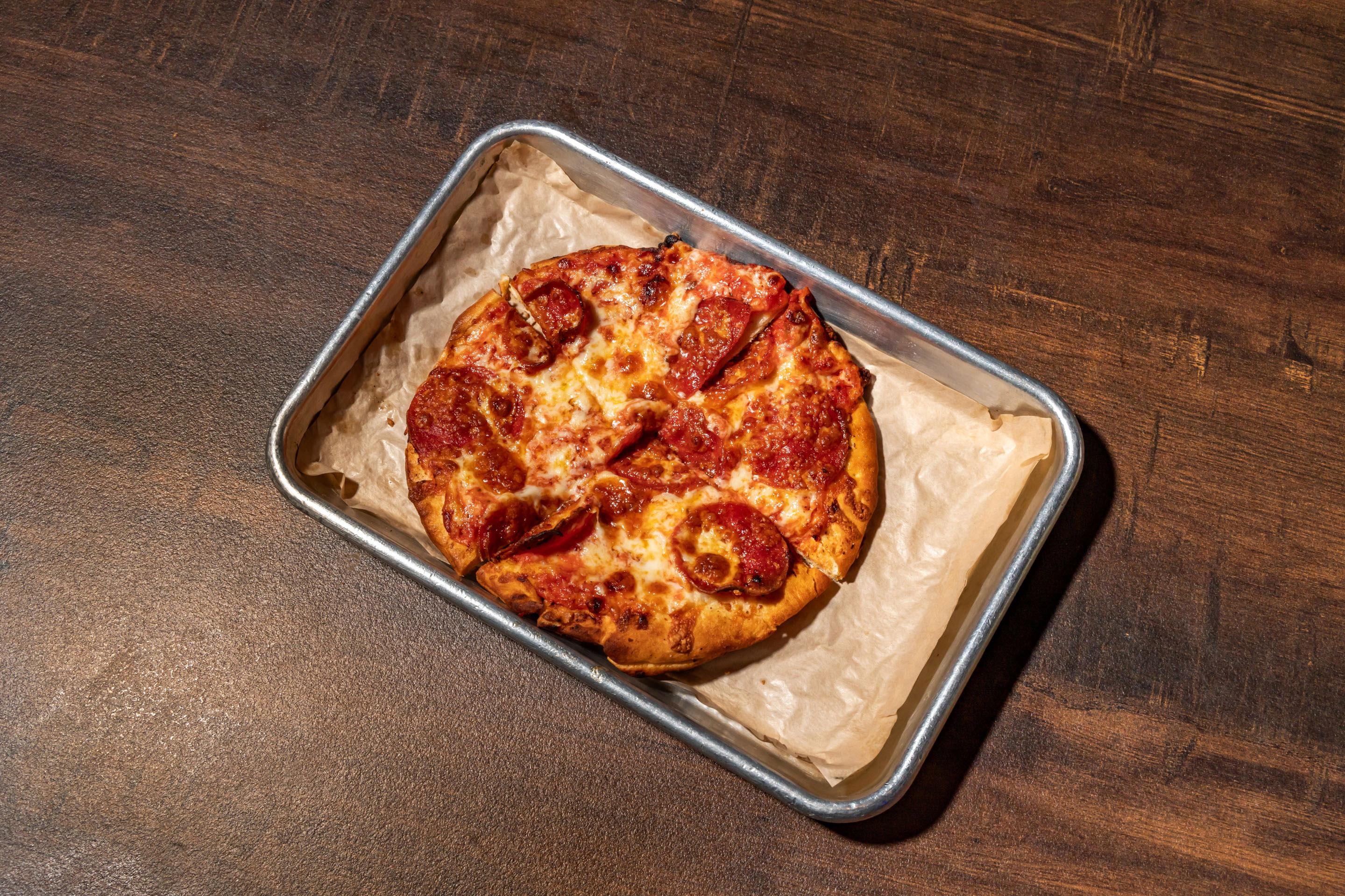 Kids Pepperoni Pizza.