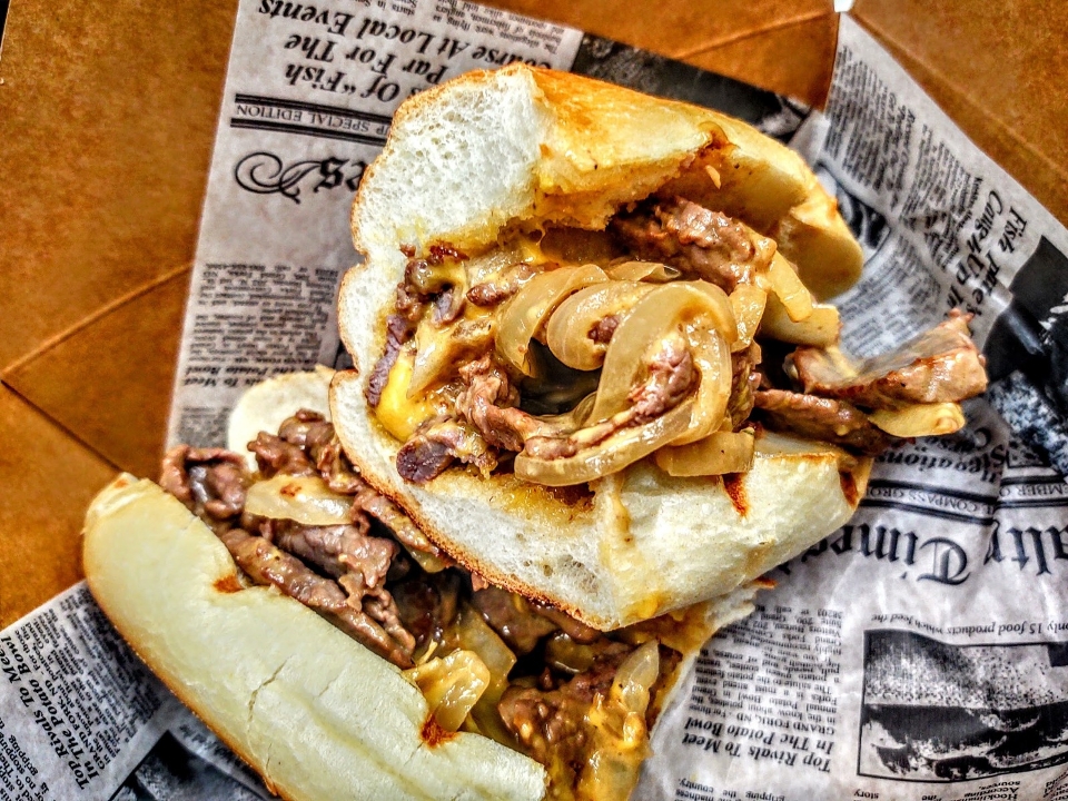 HHP Cheese Steak Sandwich.