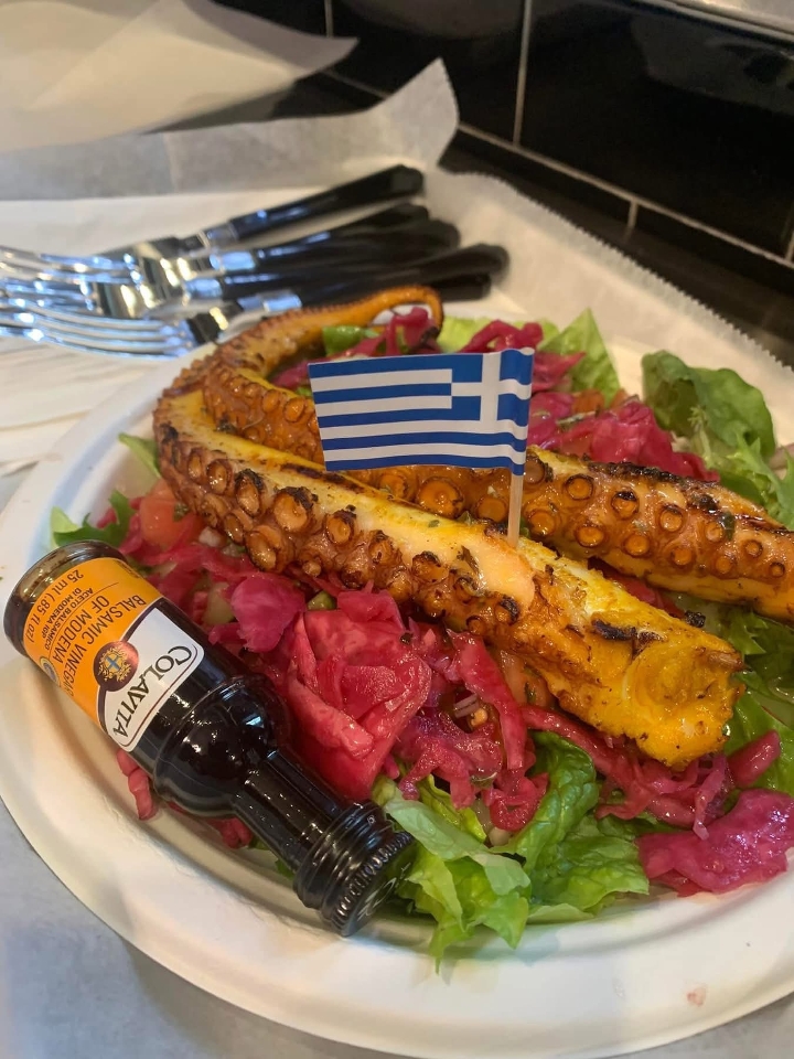 Grilled Octopus Mezze.