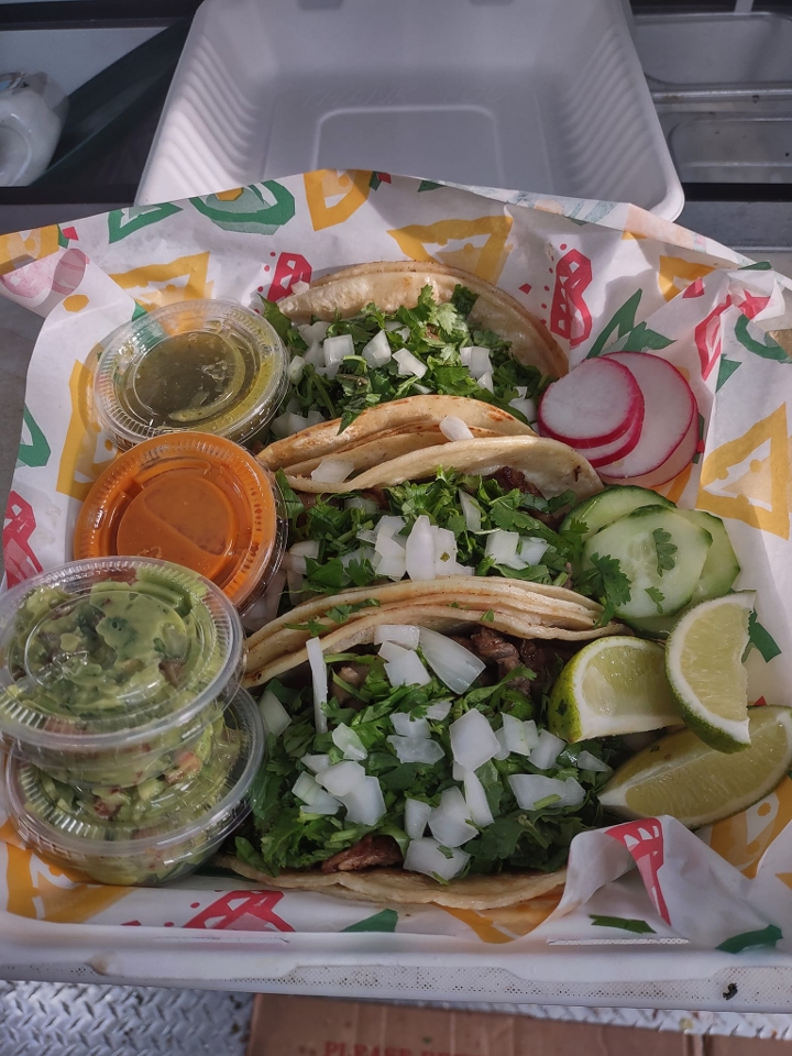 Steak Tacos.