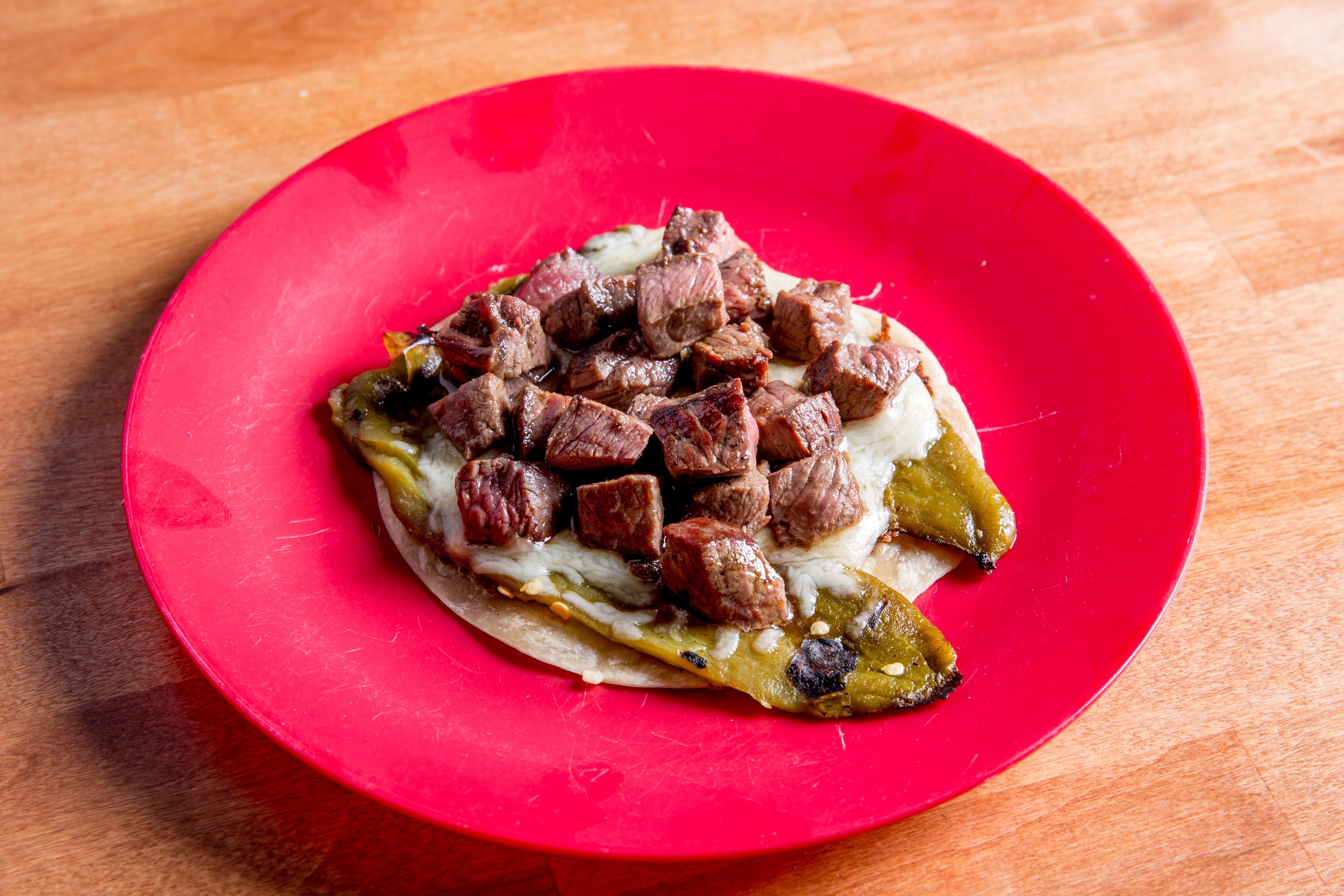 Chile Verde Taco.