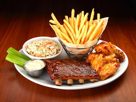Ribs & Wings Combo.