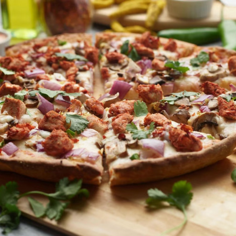 Detroit Plant-Based Tandoori BBQ Pizzatwist.