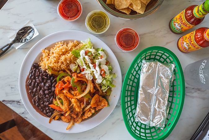 Vegetarian Fajitas.