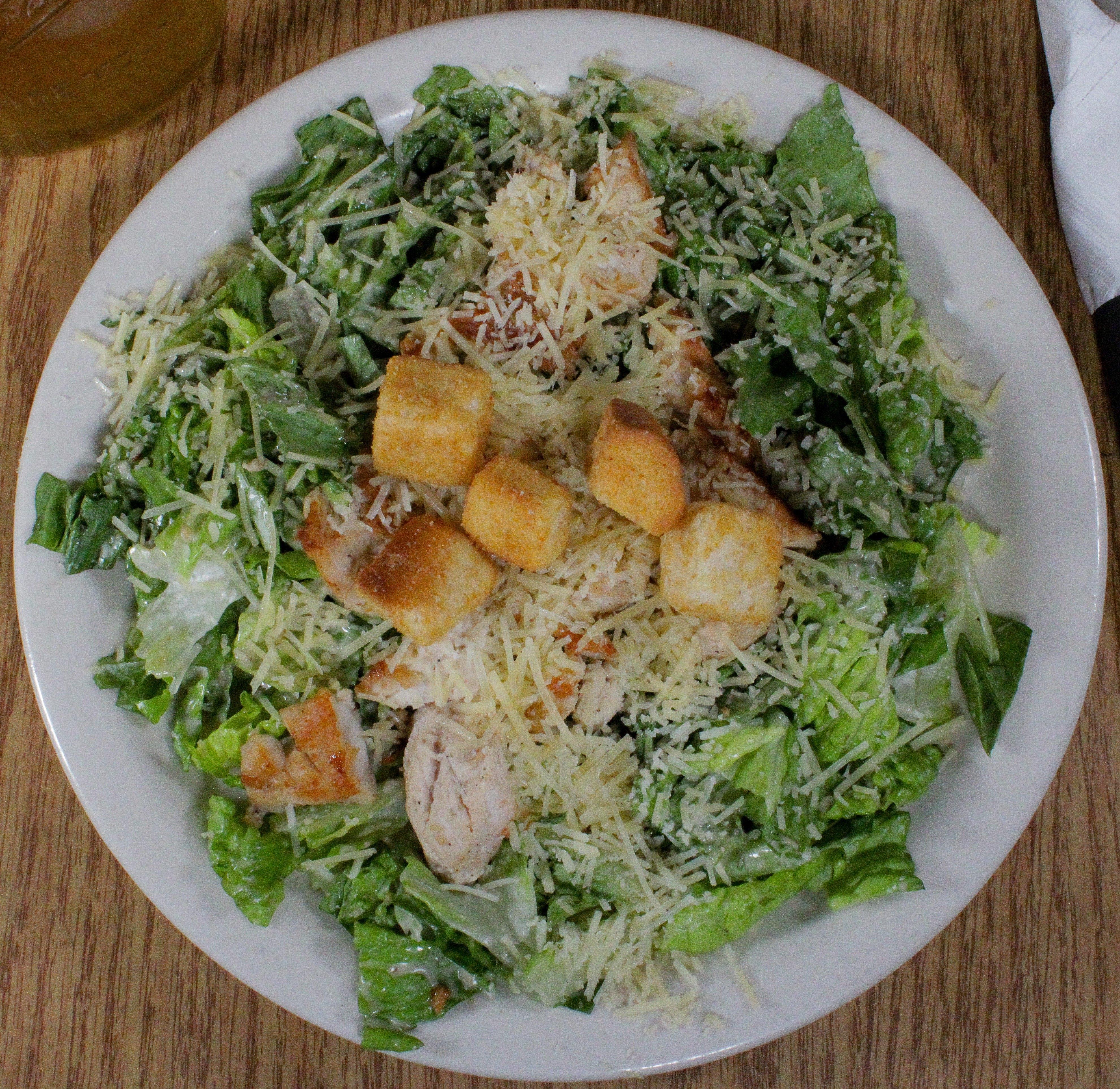 Chicken Caesar Salad.