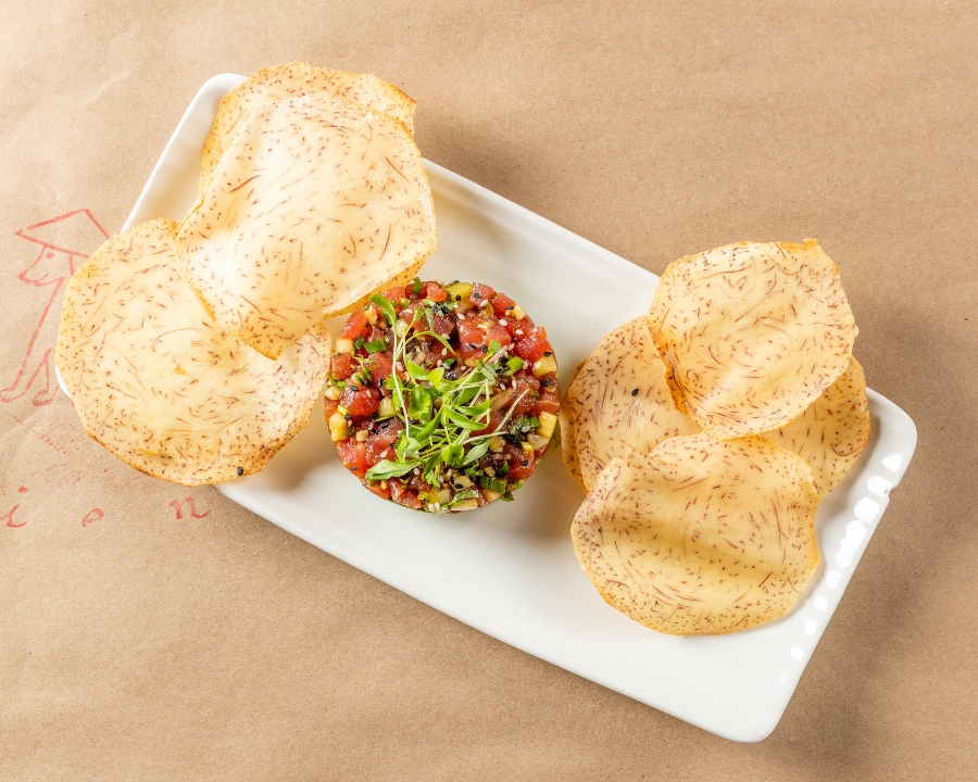 SPICY TUNA TARTARE.