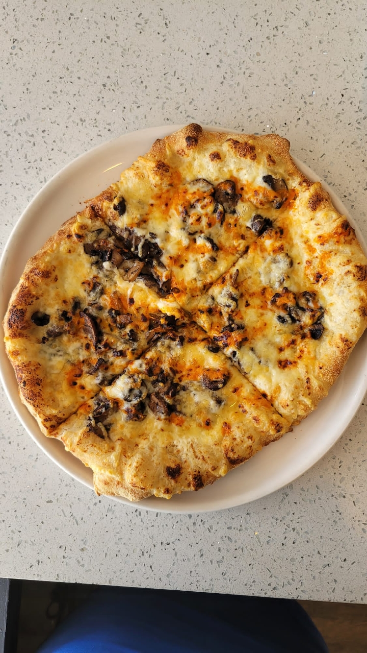 Mushroom Truffle Pizza.