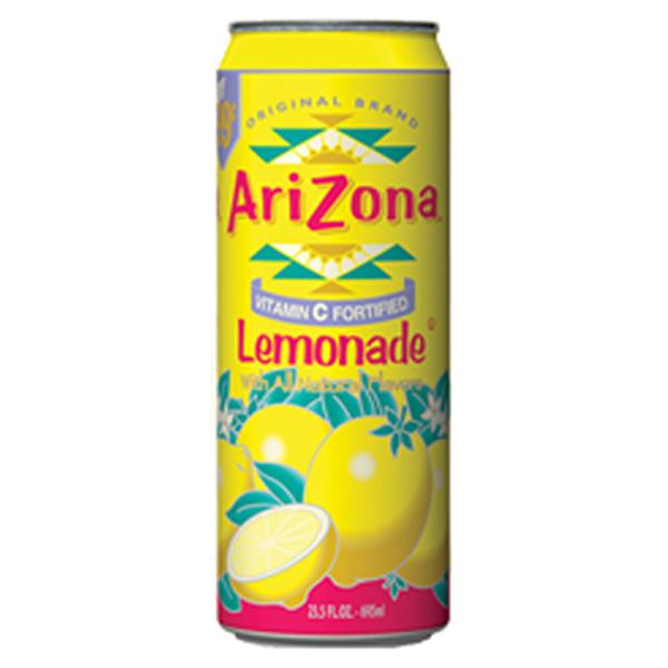 Arizona Tea Lemonade 23 Oz Big Cans Pack of 24.
