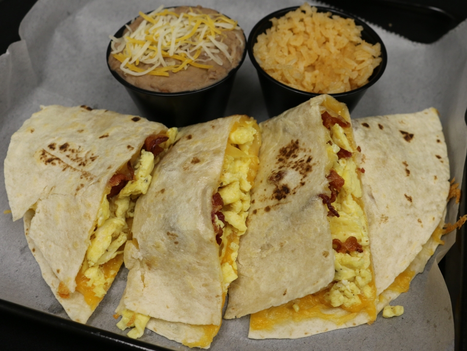 Breakfast Ham Quesadilla.