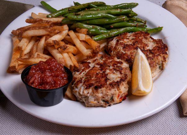 Crab Cake Entrée.