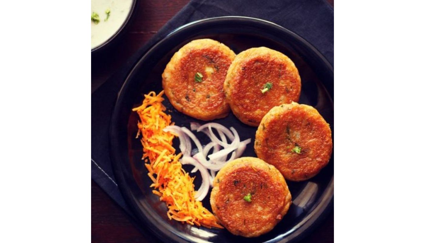 Aloo Tikki - Potato Cutlet (3) - Vegan.