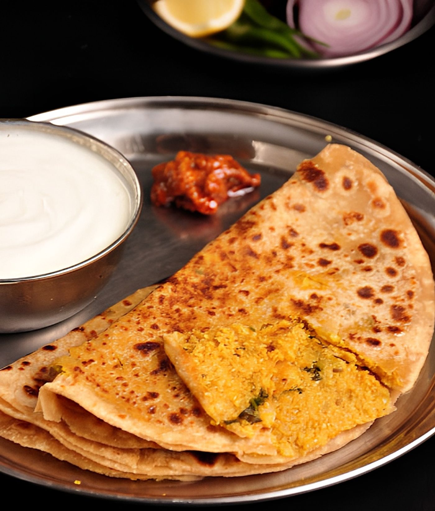 Gobi paratha.