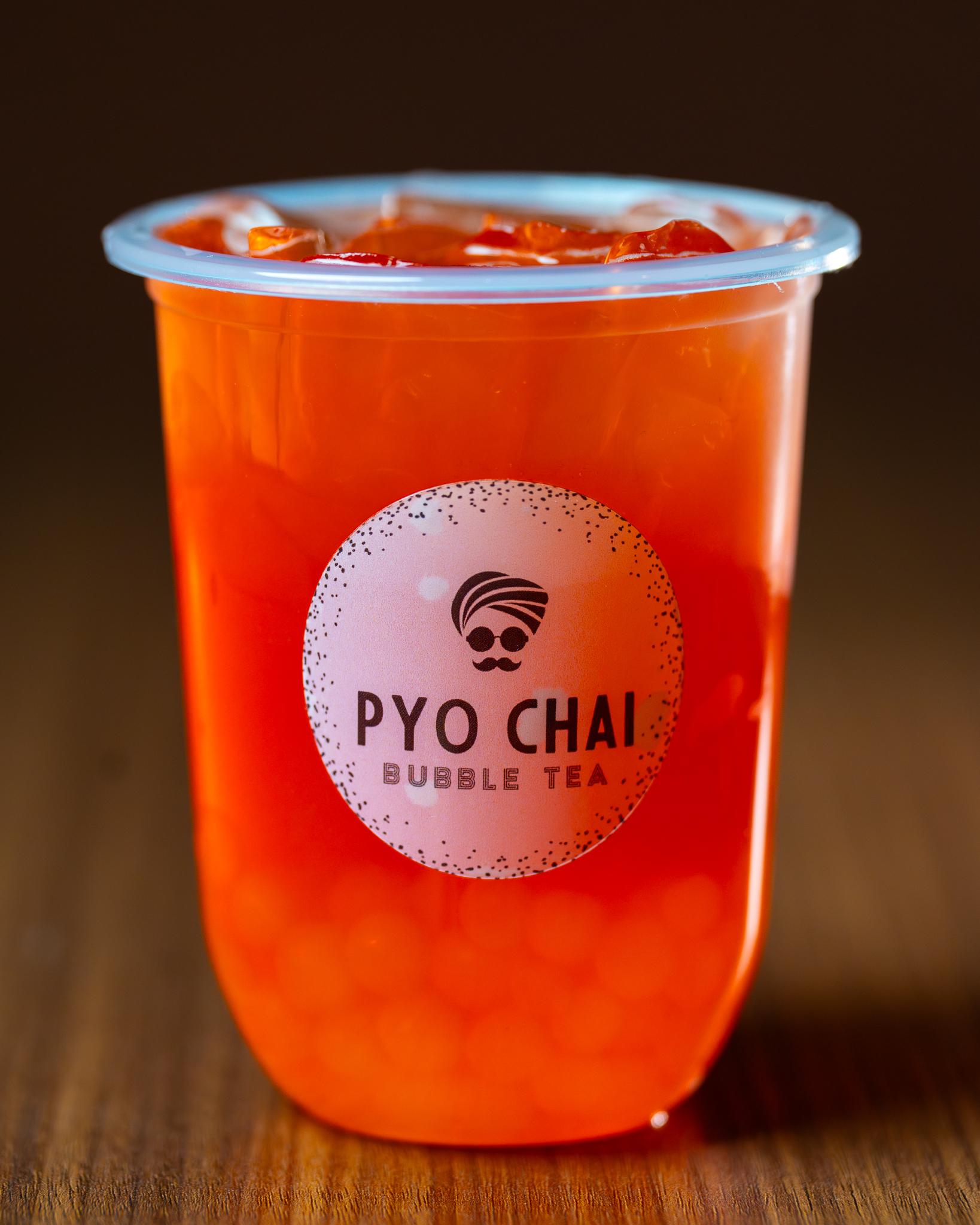 Rooh afza passionfruit lemonade.
