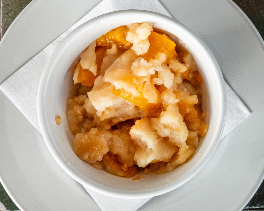 Peach Cobbler.
