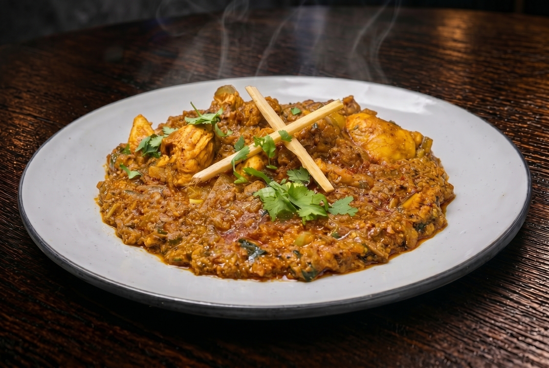 Andhra Chicken Curry.
