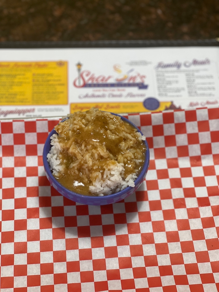 Rice & Gravy.