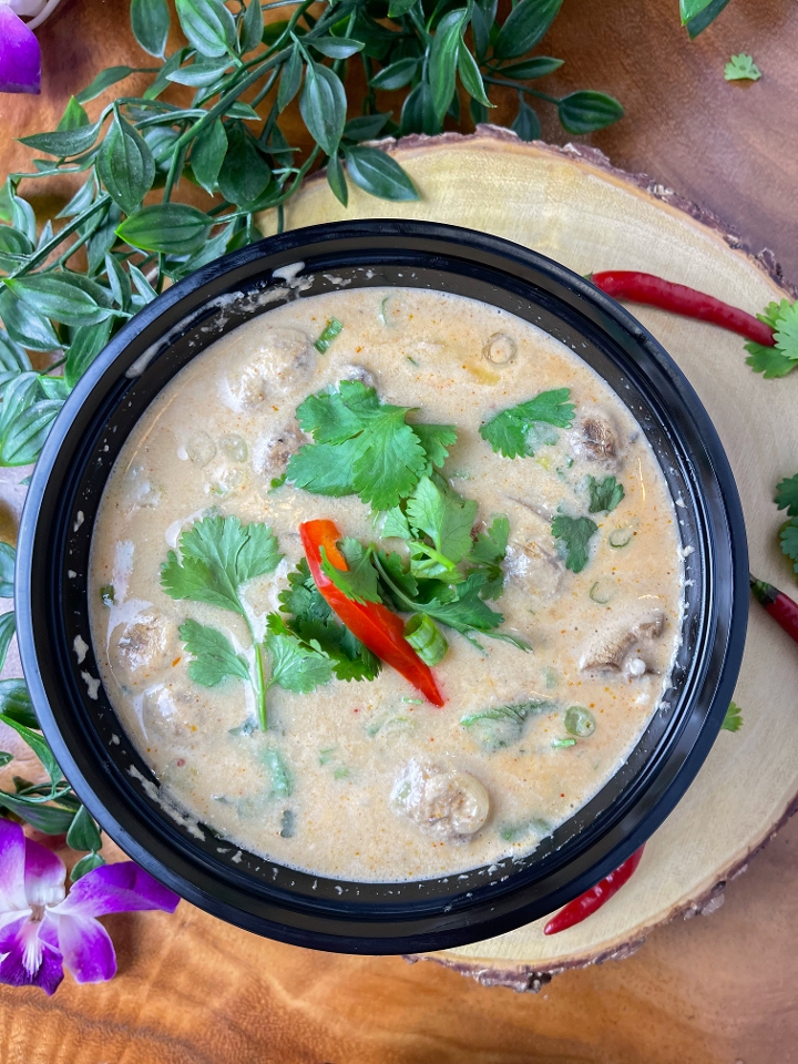 Tom Kha (With Coconut Milk).