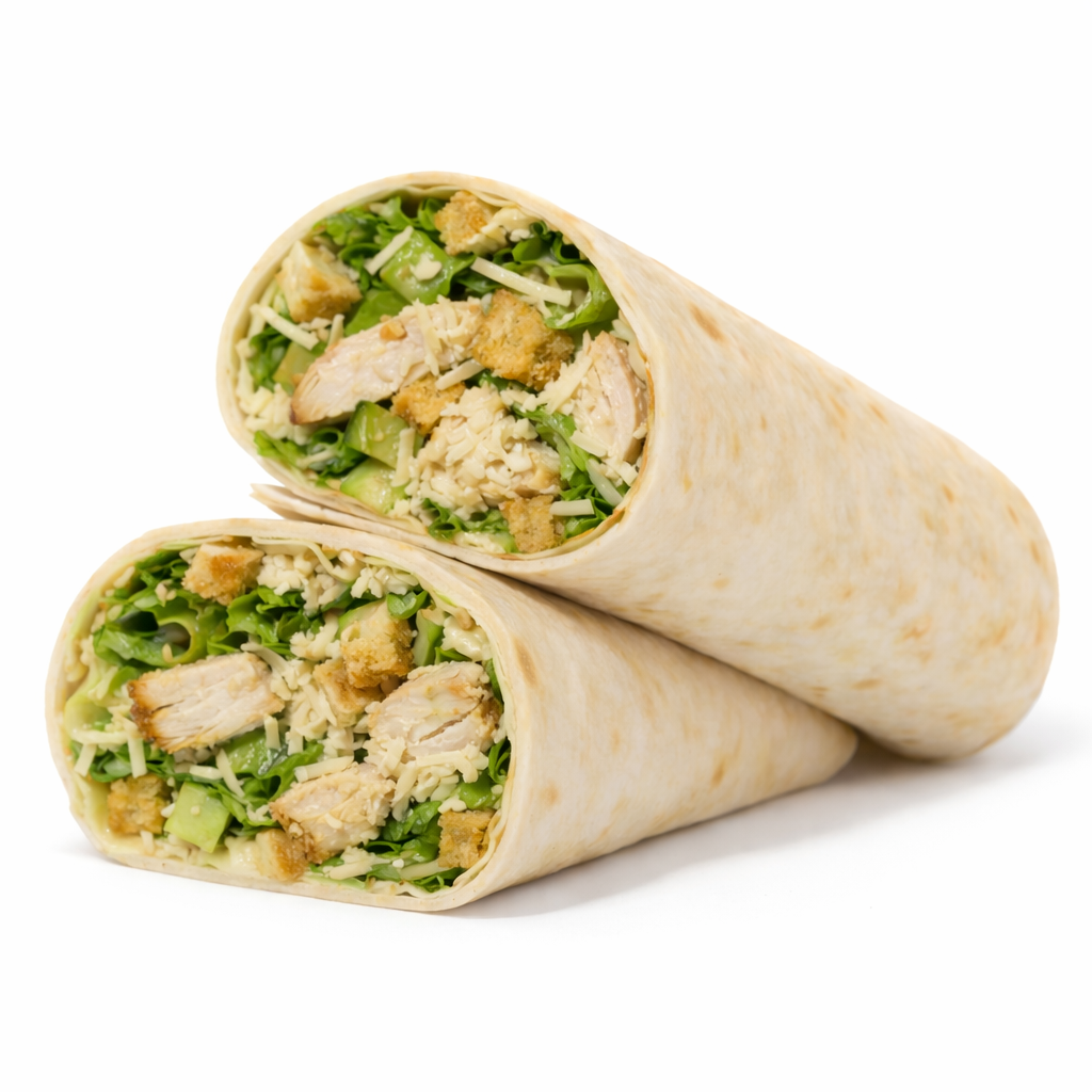 Crunchy Caesar Wrap.